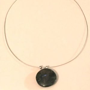 Stunning Deep Green Stone Necklace